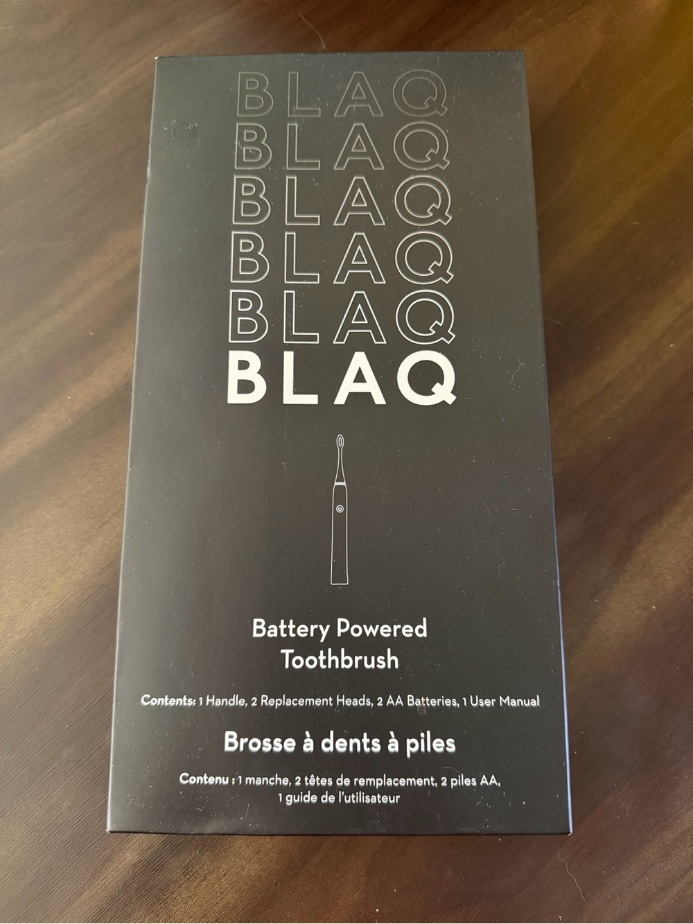 BLAQ Battery Powered Toothbrush - Black